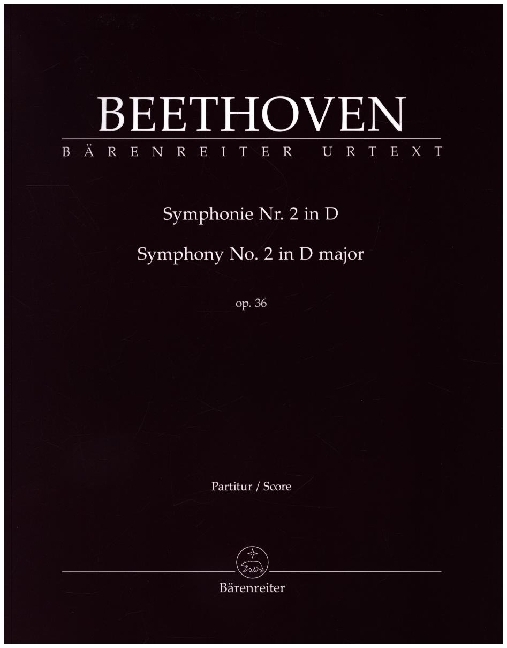 Symphonie Nr. 2 D-Dur op. 36, Partitur