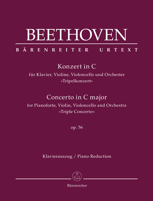 Konzert für Klavier, Violine, Violoncello und Orchester C-Dur op. 56 