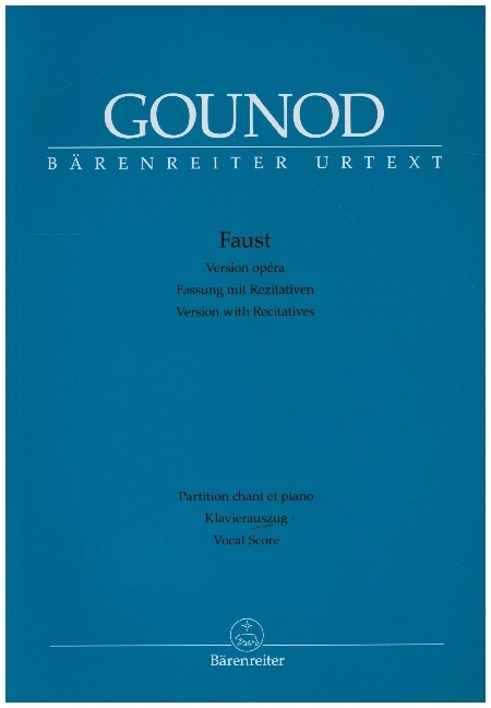 Faust, Klavierauszug vokal, Urtextausgabe