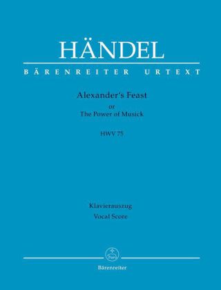 Alexanders Feast HWV 75, Revidierter Klavierauszug