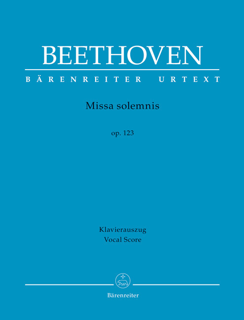 Missa solemnis op. 123, Klavierauszug