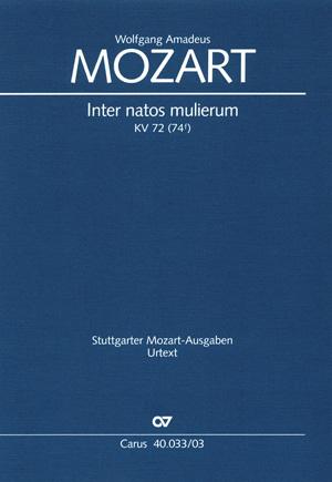 Inter natos mulierum (Klavierauszug)