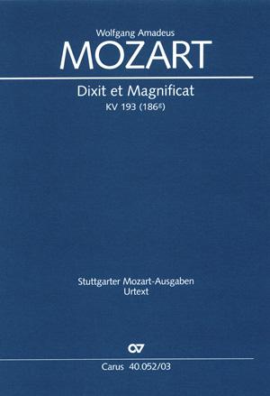 Dixit et Magnificat (Klavierauszug)