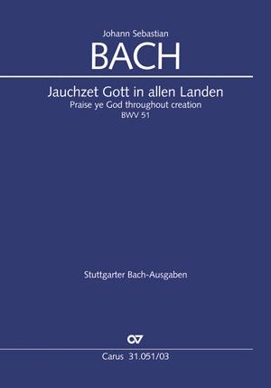 Jauchzet Gott in allen Landen (Klavierauszug)