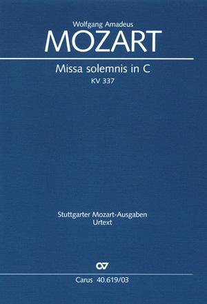 Missa solemnis in C (Klavierauszug)