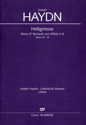 Missa Sancti Bernardi von Offida in B (Klavierauszug)