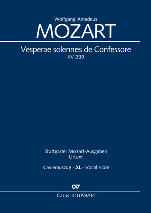 Vesperae solennes de Confessore (Klavierauszug XL)