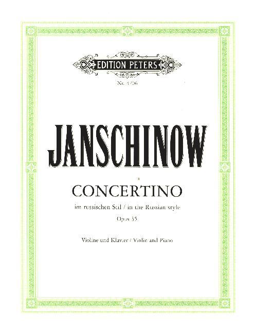 Concertino im russischen Stil op. 35