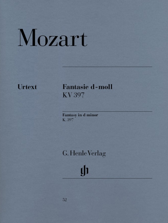 Wolfgang Amadeus Mozart - Fantasie d-moll KV 397 (385g)