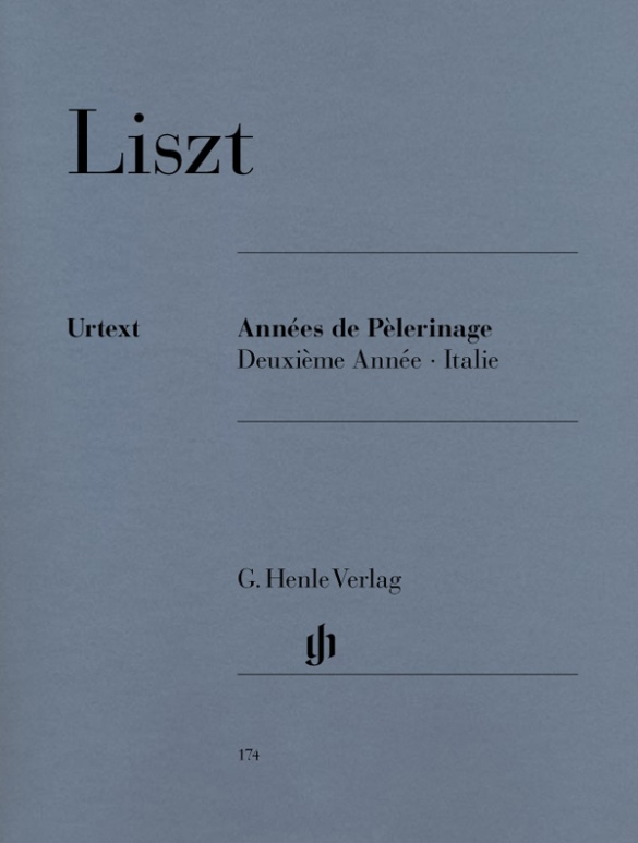 Liszt, Franz - Années de pèlerinage, Deuxième Année – Italie