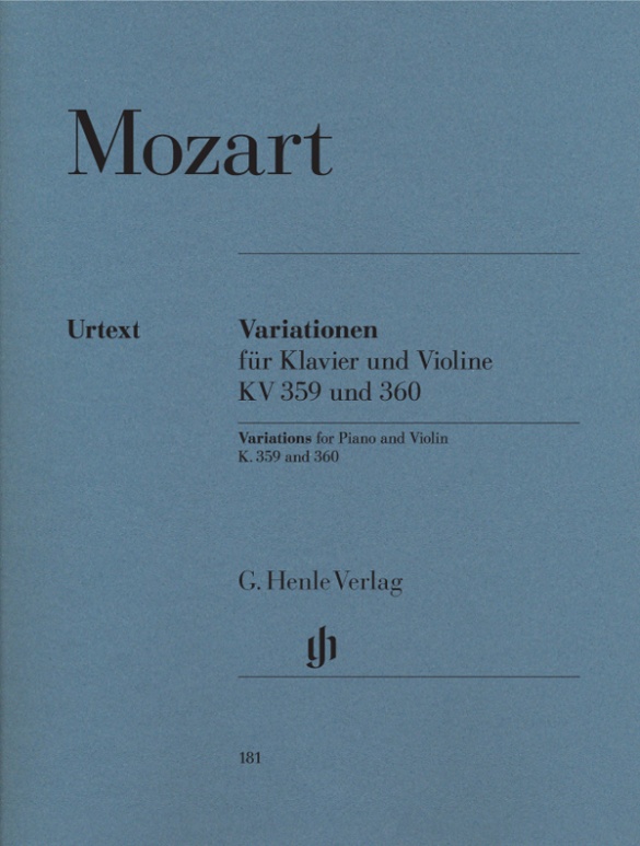 Wolfgang Amadeus Mozart - Variationen für Klavier und Violine