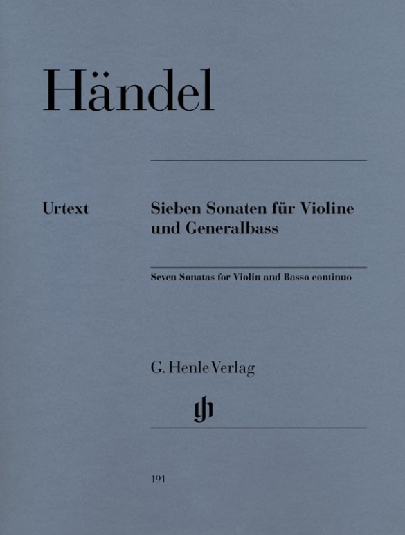Georg Friedrich Händel - 7 Sonaten für Violine und Generalbass