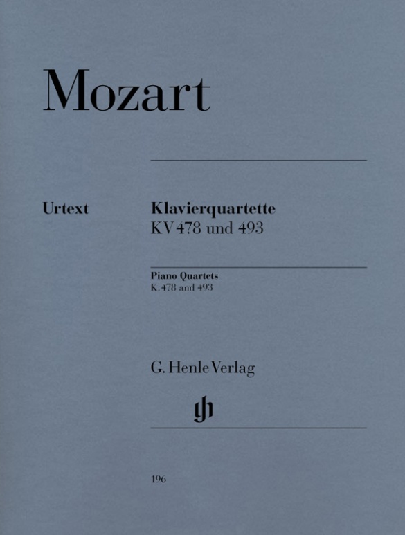 Wolfgang Amadeus Mozart - Klavierquartette KV 478 und 493