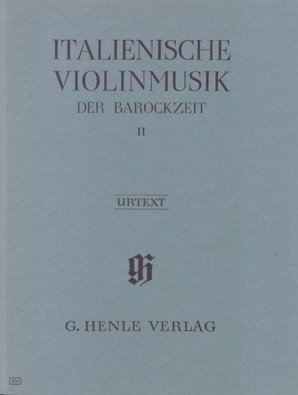 Italienische Violinmusik der Barockzeit - Band II