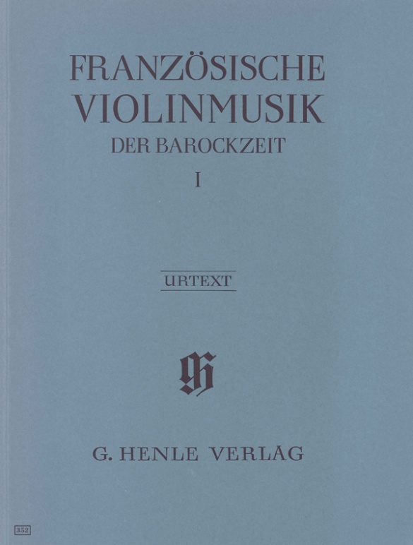 Französische Violinmusik der Barockzeit - Band I