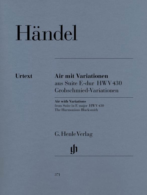 Georg Friedrich Händel - Air mit Variationen aus der Suite E-dur HWV 430 Grobschmied-Variationen