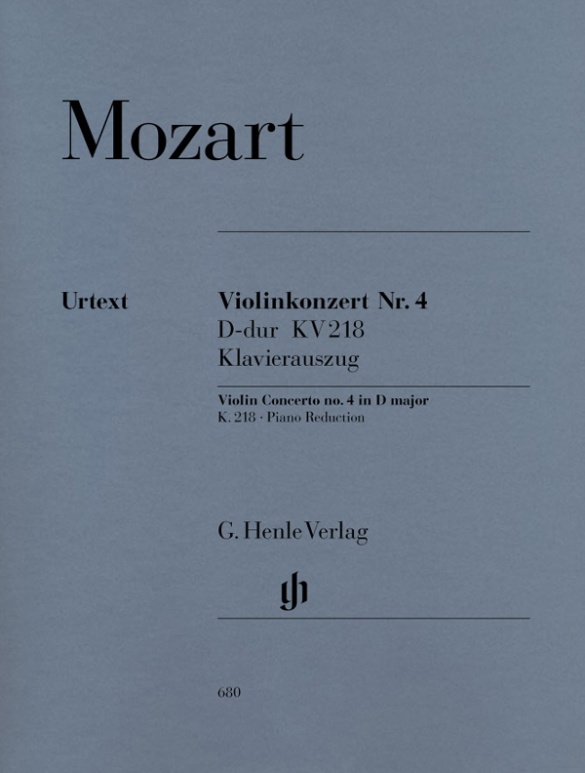 Wolfgang Amadeus Mozart - Violinkonzert Nr. 4 D-dur KV 218