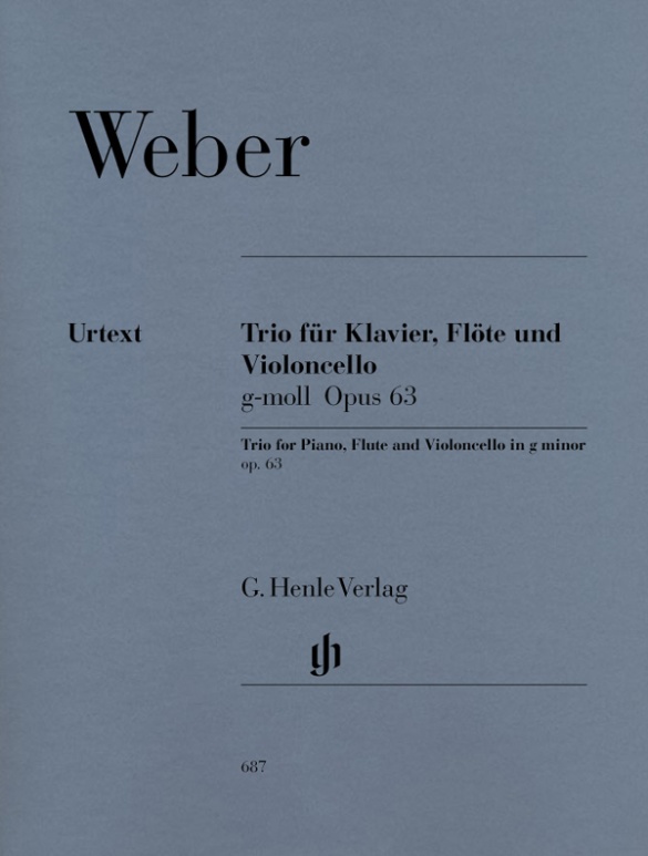Carl Maria von Weber - Trio g-moll op. 63 für Klavier, Flöte und Violoncello