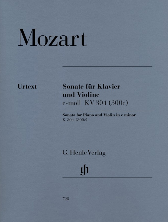 Wolfgang Amadeus Mozart - Violinsonate e-moll KV 304 (300c)