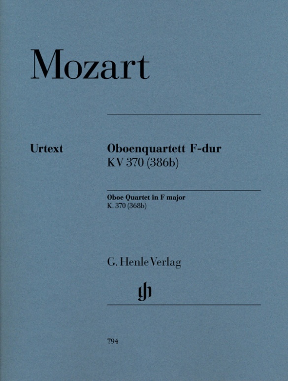 Wolfgang Amadeus Mozart - Oboenquartett F-dur KV 370 (368b)