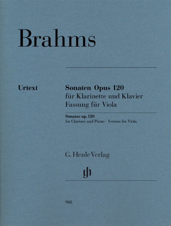 Johannes Brahms - Klarinettensonaten op. 120