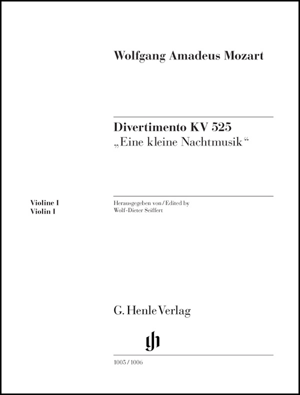 Wolfgang Amadeus Mozart - Divertimento „Eine kleine Nachtmusik“ KV 525