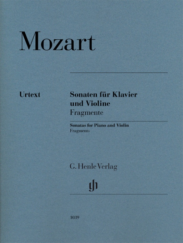 Wolfgang Amadeus Mozart - Violinsonaten, Fragmente