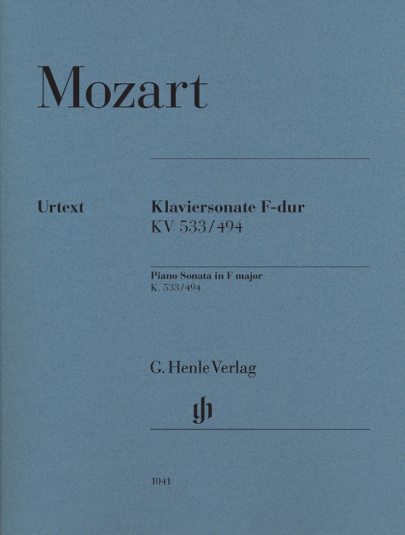 Wolfgang Amadeus Mozart - Klaviersonate F-dur KV 533/494