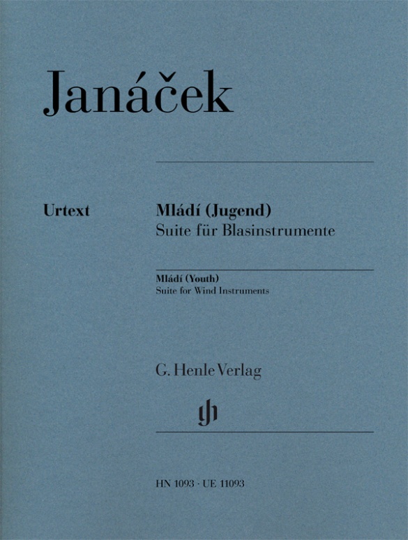 Leos Janácek - Mládí (Jugend) - Suite für Blasinstrumente für Flöte/Piccolo, Oboe, Klarinette (B), Horn (F), Fagott, Bassklarinette (B)