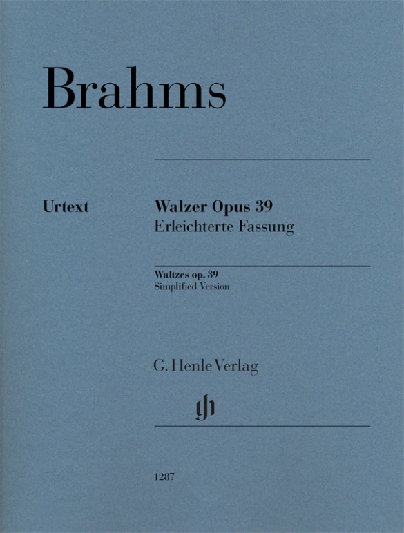Johannes Brahms - Walzer op. 39 – Erleichterte Fassung