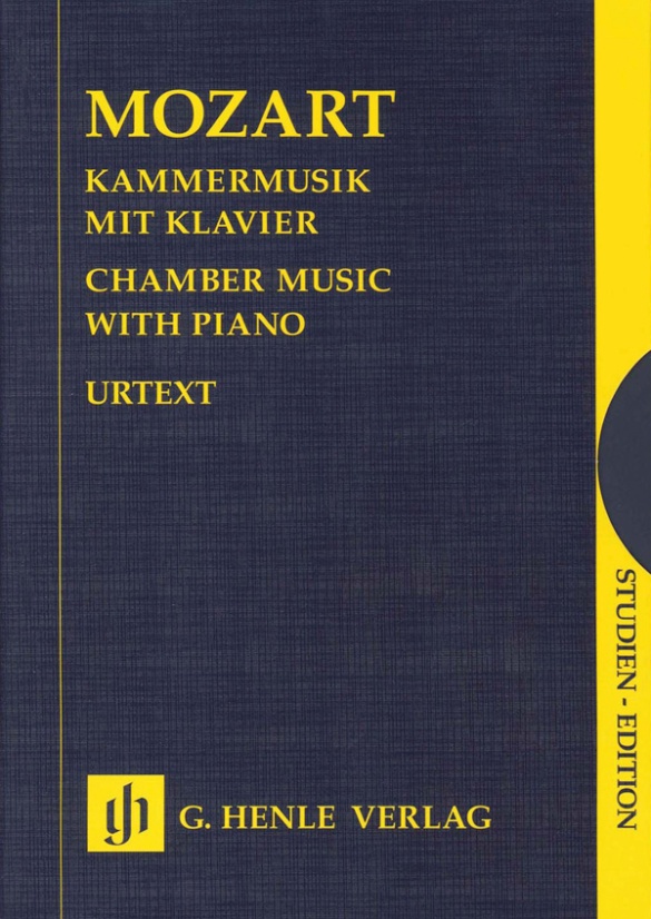 Wolfgang Amadeus Mozart - Kammermusik mit Klavier - 4 Bände im Schuber