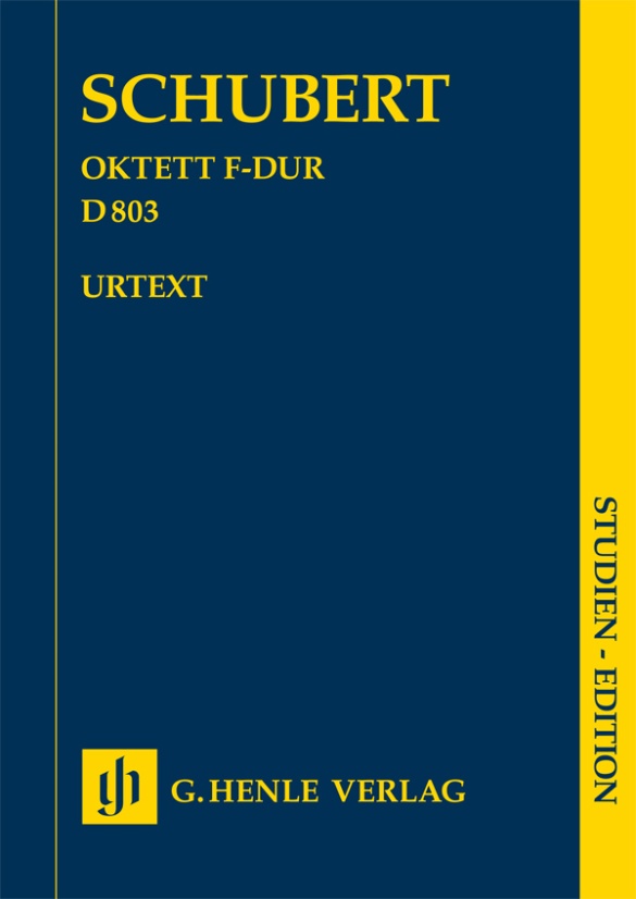 Franz Schubert - Oktett F-dur D 803 für Klarinette (B/C), Fagott, Horn (F/C), 2 Violinen, Viola, Violoncello und Kontrabass
