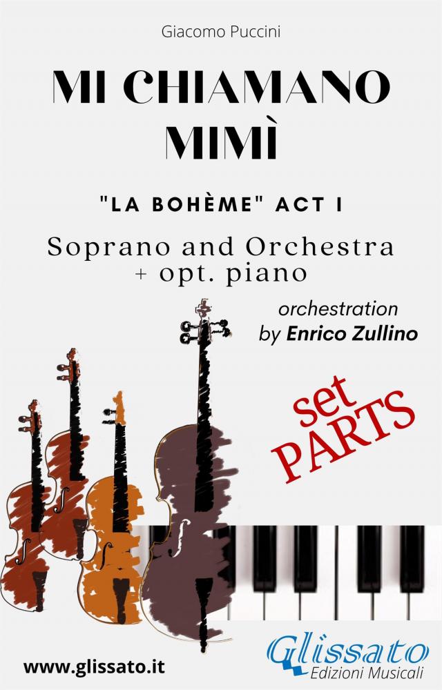 Mi chiamano Mimì - soprano and orchestra (Parts)