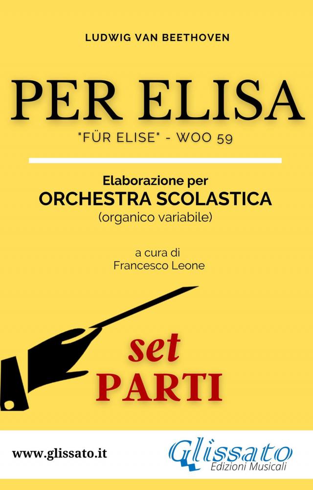 Per Elisa - Orchestra scolastica (set parti)