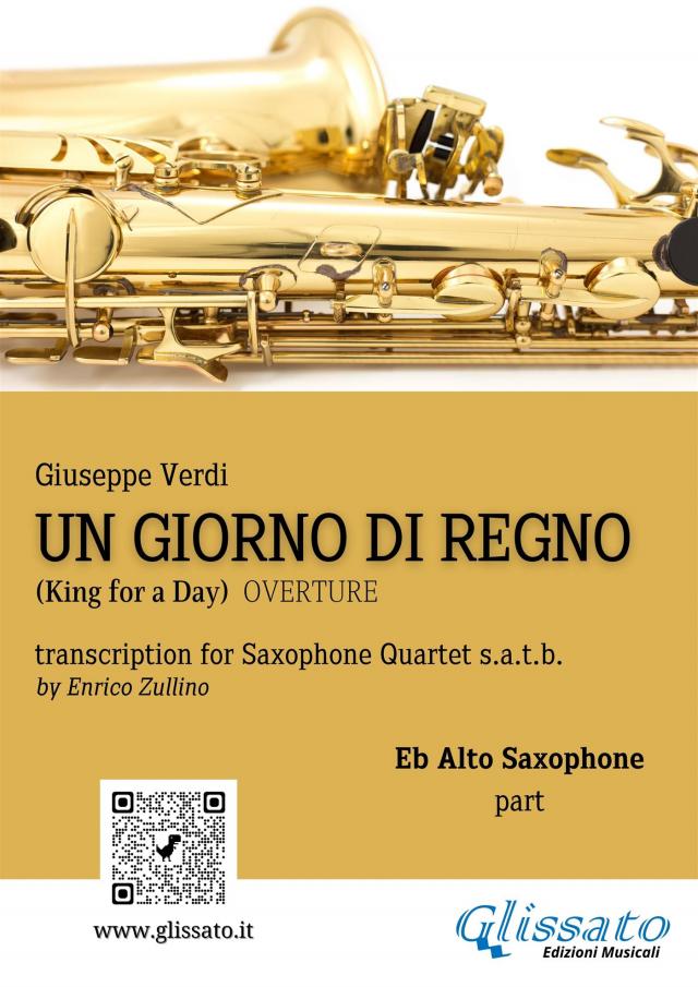 Un giorno di Regno - Saxophone Quartet (Eb Alto part)