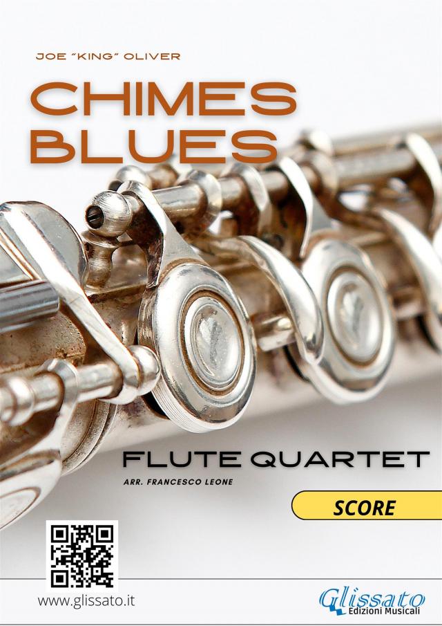 Flute Quartet sheet music: Chimes Blues (score)