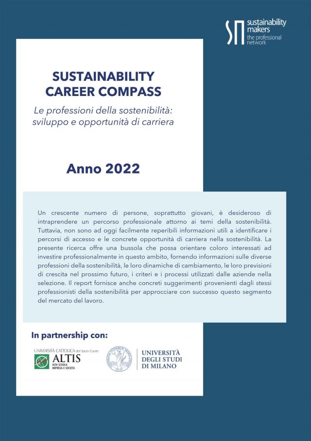 Sustainability Career Compass Anno 2022