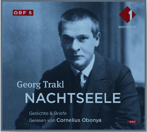 Nachtseele|Gedichte & Briefe Gelesen von Cornelius Obonya  1 Audio CD in der Edition Ö1