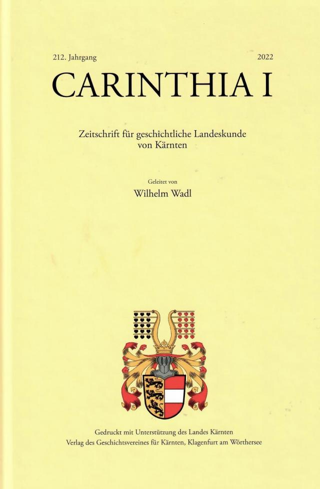 Carinthia I 2023|Zeitschrift für geschichtliche Landeskunde von Kärnten
