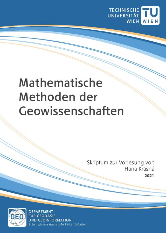Mathematische Methoden der Geowissenschaften PLU364