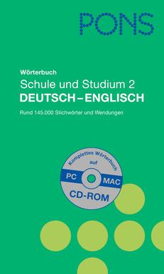 PONS Wörterbuch für Schule und Studium Globalwörterbuch Deutsch-Englisch