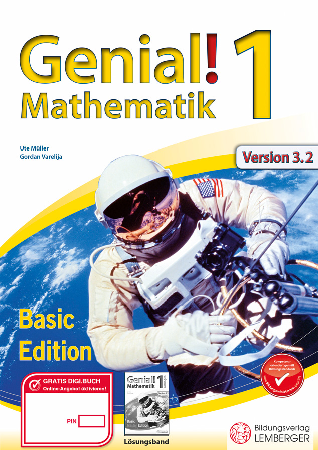 Genial! Mathematik 1 - Übungsbuch Basic Edition (Version 3.2)