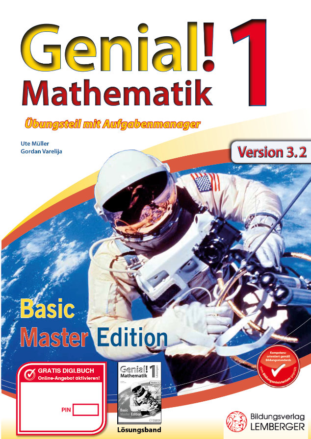 Genial! Mathematik 1 - Übungsbuch Basic & Master Edition (Version 3.2)