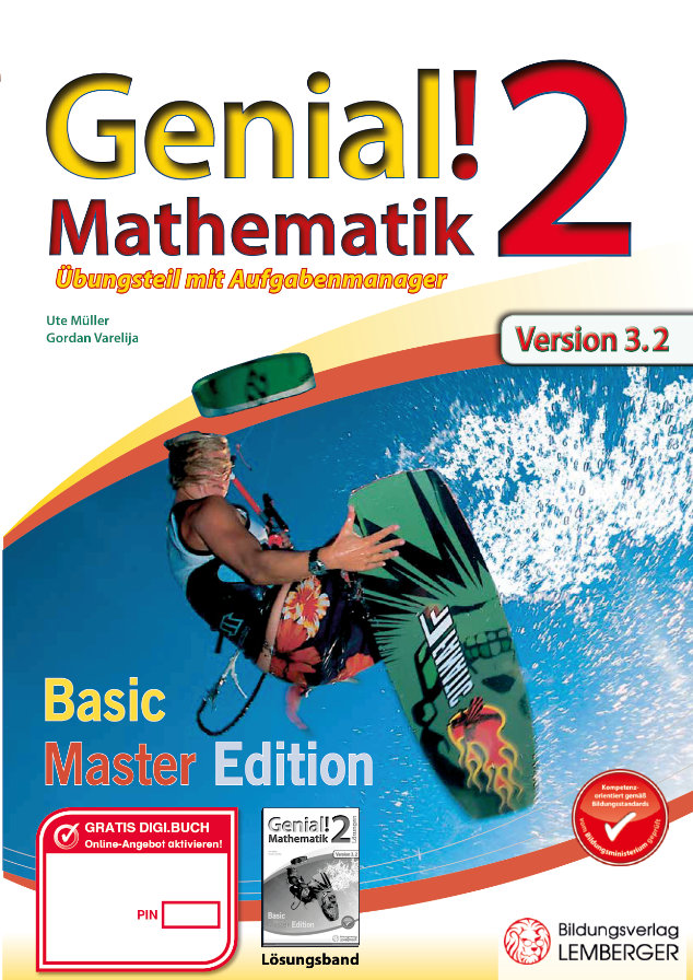 Genial! Mathematik 2 - Übungsbuch Basic & Master Edition (Version 3.2)