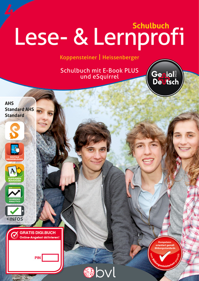 Genial! Deutsch 4: Lese- und Lernprofi - SchülerInnenbuch mit Lösungsheft