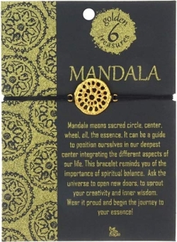 Armband MANDALA, 24 Karat vergoldet