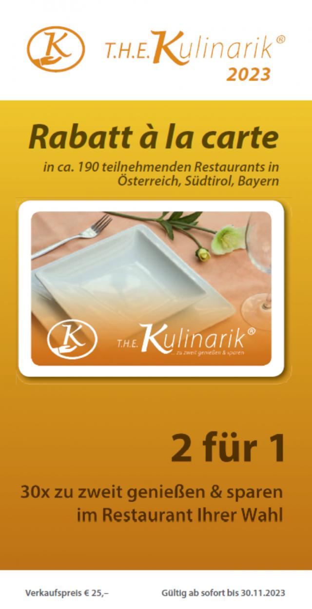 T.H.E. Kulinarik. Österreich 2023