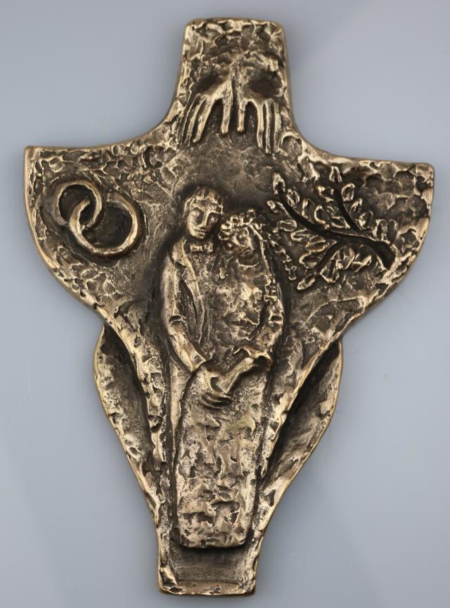 Ehekreuz Bronze 21cm