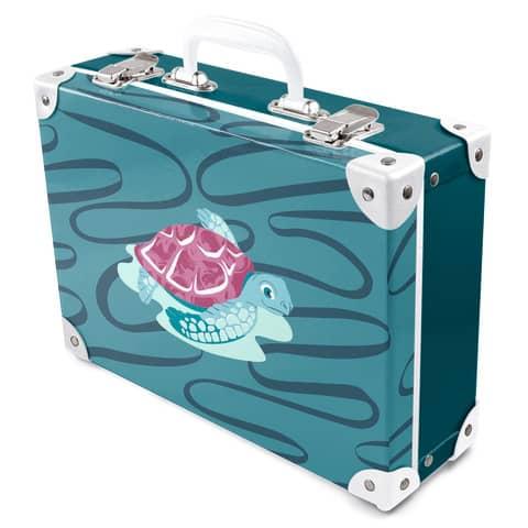 Handarbeitskoffer Happy Turtle