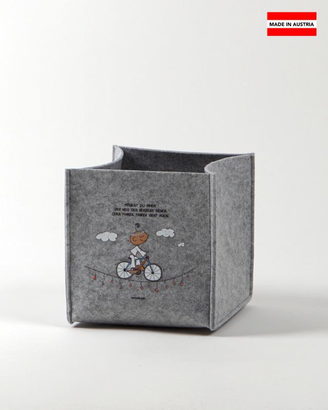 Filzbox im Yogi-Design 